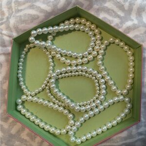Cute faux pearl bracelets